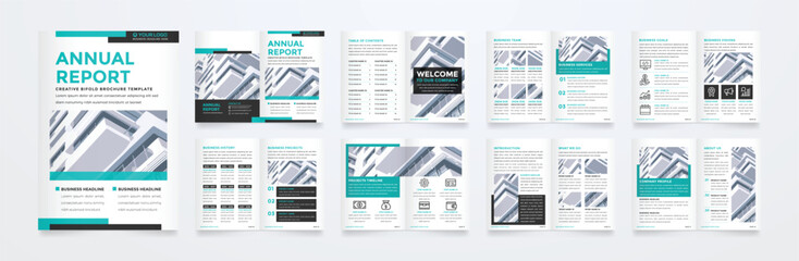 minimalist brochure template with modern concept and minimalist layout use for business profile and product catalog