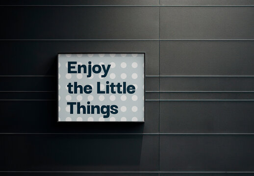 Indoor Sign Mockup With Generative AI