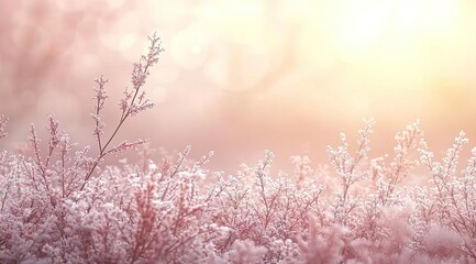 sunset in the grass