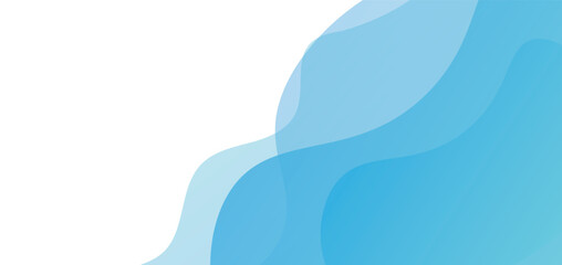 Minimalist abstract landscape, soft blue gradient sky, curved layered shapes, tranquil atmosphere, simple design