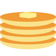 Pancake Flat Illustration