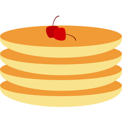 Pancake Flat Illustration