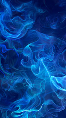 Obraz premium Blue Smoke Art