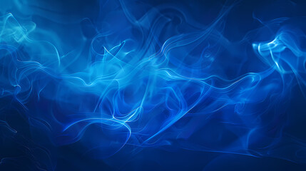Obraz premium Blue Smoke Art