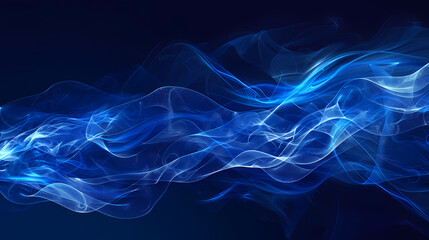 Obraz premium Blue Smoke Art