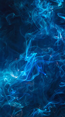Obraz premium Blue Smoke Art