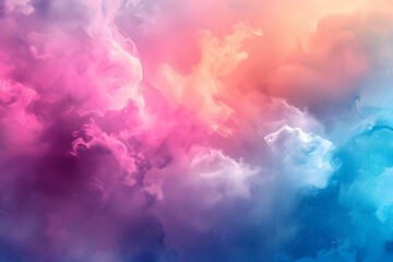 Abstract Colorful Cloud Background