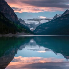 sunrise over the lake