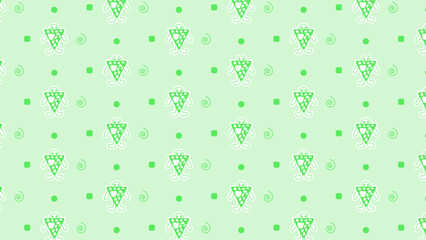 Pattern of the children's character of the turtle is green for books, coloring, games, clothes, advertising