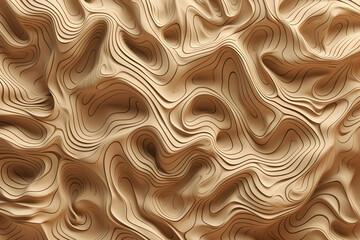 Obraz premium Abstract Wavy Wooden Texture