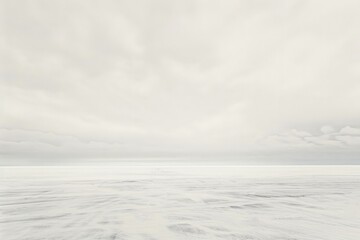 Obraz premium Serene horizon with soft pastel-like colors in a calming atmosphere