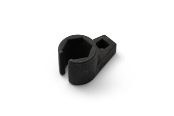 Heavy-Duty Oxygen Sensor Crowfoot Wrench, Specialized Automotive Tool for O2 Sensor Removal, High-Quality Steel Construction Isolated with transparent shadow