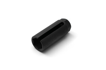 High-Performance Oxygen Sensor Socket for Easy O2 Sensor Removal and Installation, Durable Automotive Tool for Professional Mechanics Isolated with transparent shadow