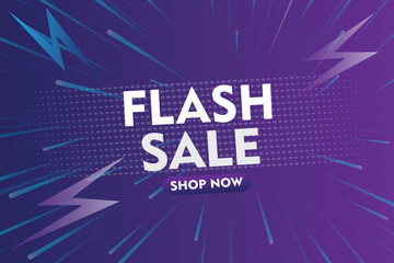 Flash sale banner 