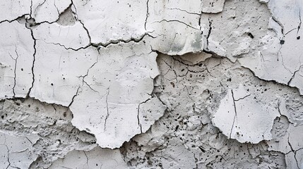 Obraz premium Close-up of rough concrete wall texture with cracks