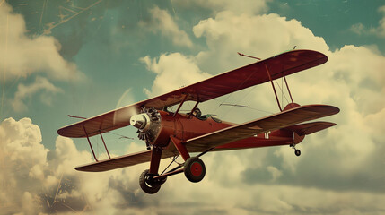 Historic aviation photos with early airplanes and pilots , postcard design, Postcard