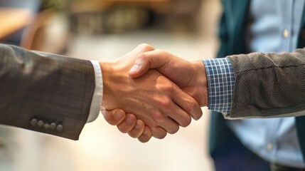 handshake between two businessmen