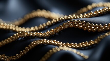 golden christmas lights
