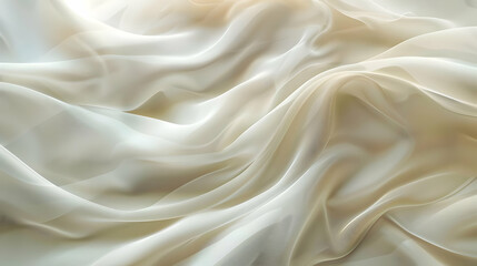 Fototapeta premium White Sheer Fabric Texture Background