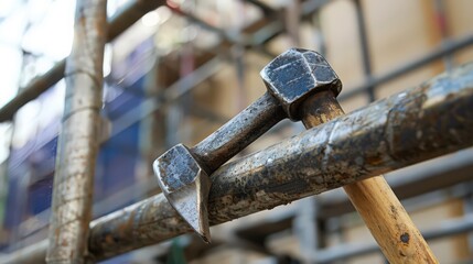 Hammers are essential in setting up and dismantling scaffolding, ensuring secure and stable structures.