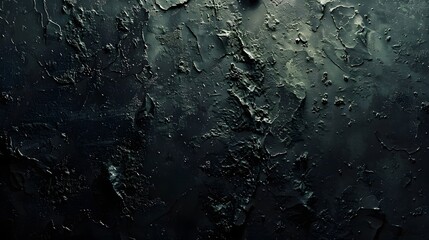 A textured dark surface with an abstract, rugged appearance ideal for backgrounds or artistic projects. 