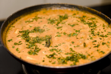 Simmering Indian Curry