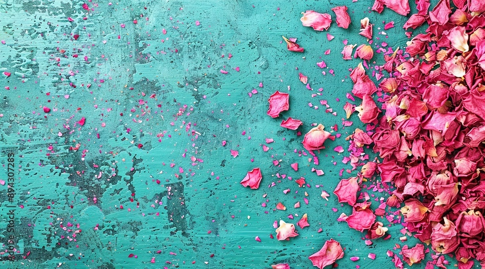 Poster background with splashes