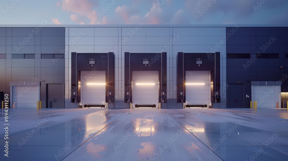 Poster loading docks in cold storage facilities feature insulated doors and climate-controlled environments