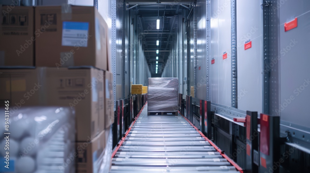 Poster loading docks in pharmaceutical distribution centers adhere to stringent regulatory standards for te