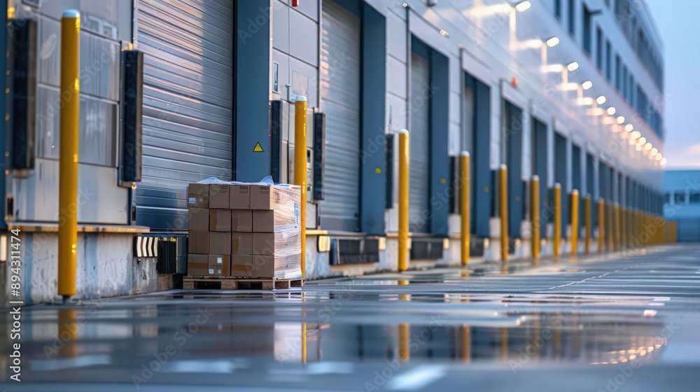 Poster loading docks in pharmaceutical distribution centers adhere to stringent regulatory standards for te