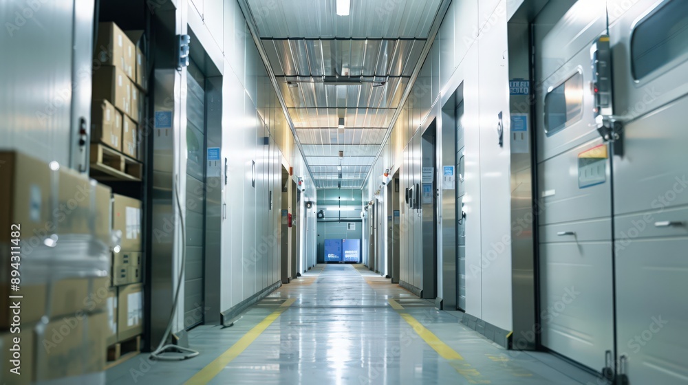 Poster loading docks in pharmaceutical distribution centers adhere to stringent regulatory standards for te
