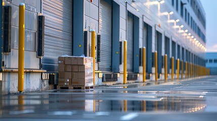 Loading docks in pharmaceutical distribution centers adhere to stringent regulatory standards for temperature control
