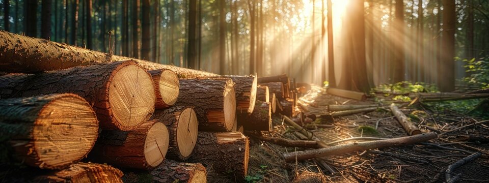 a wood sector that practices sustainable forestry and is environmentally conscious Traceability of timber and forests.