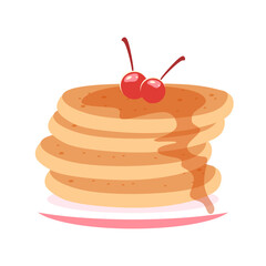 Pancake Illustration