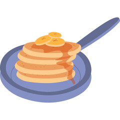 Pancake Illustration