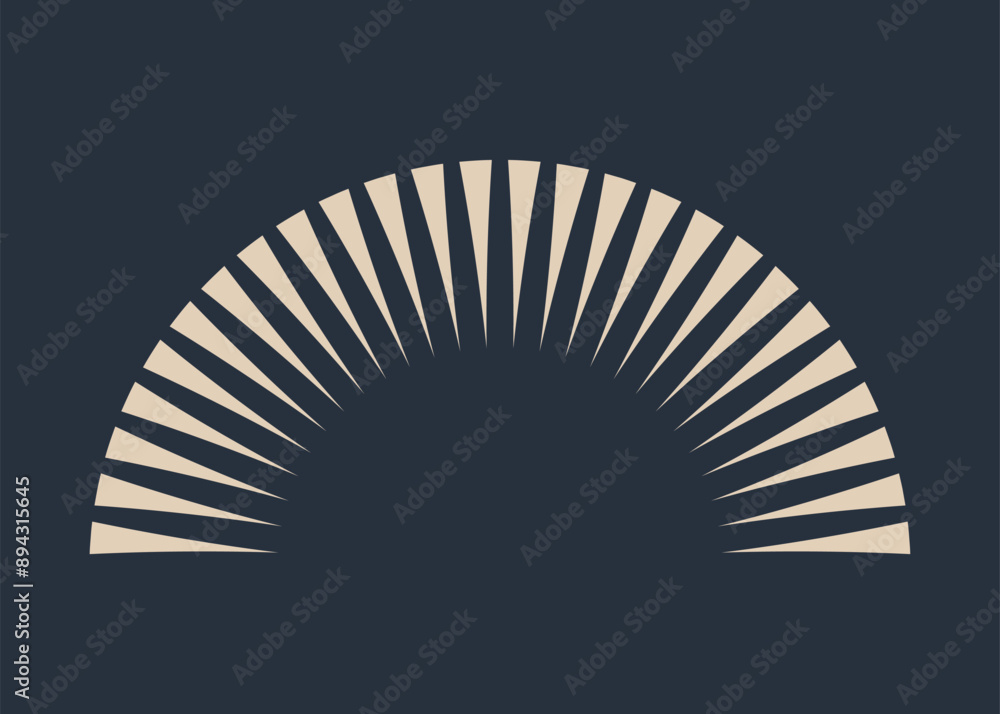 Poster sunburst firework explosion. retro hand drawn sparkle. bursting or light rays, linear drawing. vecto