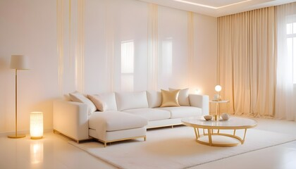 Photo interior modern design room 3d illustration