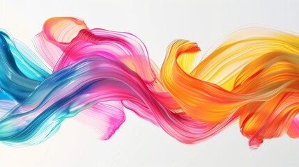 Fototapeta premium Abstract Colorful Swirls.