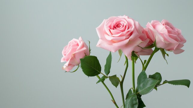 Soft setting with a refined style, gentle and elegant