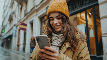 Fototapeta premium Influencer Marketing: A social media strategy where influencers endorse or place products, leveraging their expertise and influence to reach and engage a targeted audience. 