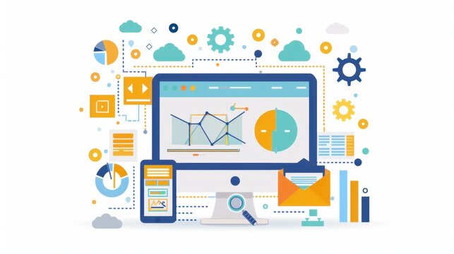 SEO (Search Engine Optimization): Enhancing the quality and quantity of traffic to a website by optimizing it for search engines to increase visibility and rankings.
