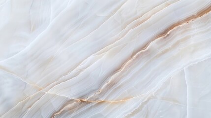 Obraz premium A macro shot of a glossy marble surface with veins and patterns, emphasizing the smooth finish and natural grain of the stone