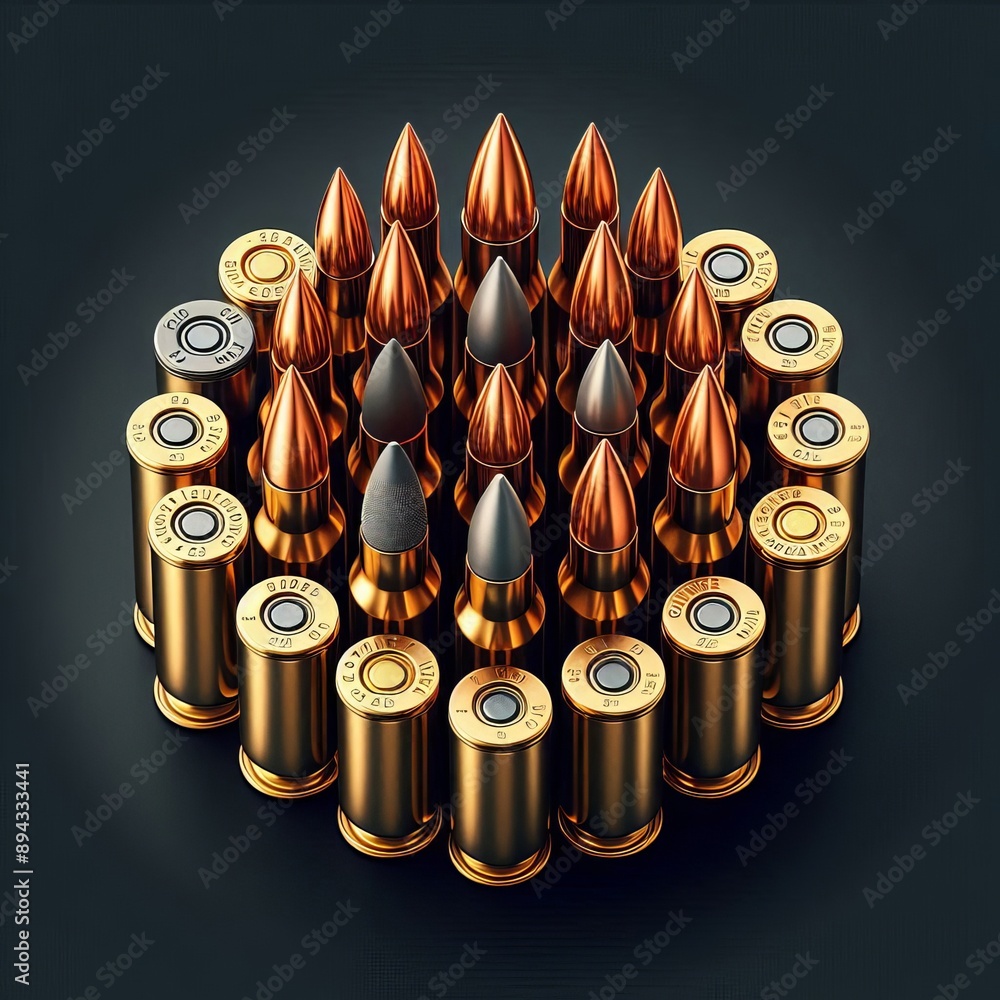 Poster 48 25. wadcutter shell - a shell with a flat-nosed bullet design