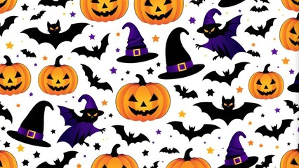 Seamless background for the Halloween holiday.