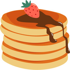 Pancake Illustration