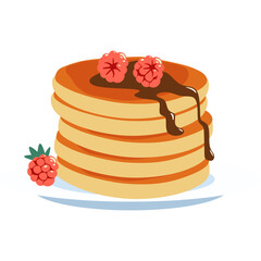 Pancake Illustration