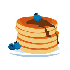 Pancake Illustration