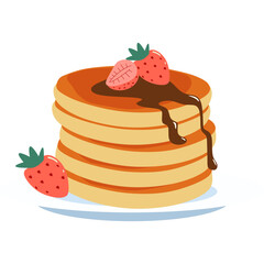 Pancake Illustration