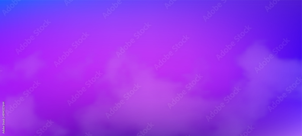 Aufkleber modern colorful gradient background with clouds