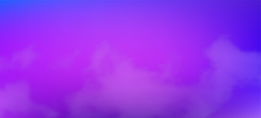 Modern colorful gradient background with clouds